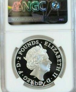 2021 Great Britain Silver 2 Pounds Britannia Ngc Pf 70 Ultra Cameo Perfection