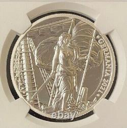 2021 Lady Germania 1 oz. 999 Silver Proof Coin NGC PF70 UCAM