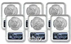 2021 MORGAN/PEACE DOLLAR 6 SET NGC MS70 First Releases P/D/S/O/CC Privy IN HAND