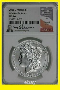 2021 Morgan D Silver Dollar 1 COIN NGC MS 70 rare ADVANCE RELEASES