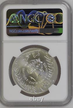 2021 Niue Czech Lion 1oz Silver BU Coin NGC MS 70