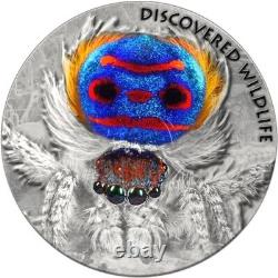 2021 Niue Discovered Wildlife Peacock Spider 1/2 oz Silver Coin NGC MS 70 Matte