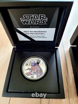 2021 Niue Star Wars Mandalorian Complete Set 4 X 1oz Silver coins