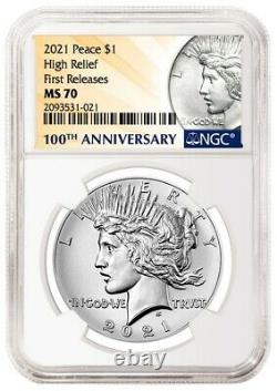2021 P Peace Dollar NGC MS70 First Releases PRESALE