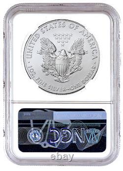 2021(P) Silver Eagle Struck Philadelphia Emergency Type 1 NGC MS70 Brown Label