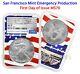 2021 (S) $1 American Silver Eagle NGC MS70 Emergency FDOI Flag Core IN HAND