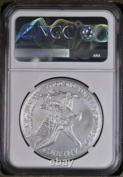 2021 (S) $1 American Silver Eagle TYPE 2 NGC MS70 Emergency Production FDOI
