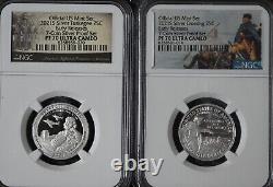 2021 S 2 Coin Set Ngc Pf70 Ultra Cameo Tuskegee&crossing The Delaware