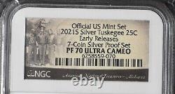 2021 S 2 Coin Set Ngc Pf70 Ultra Cameo Tuskegee&crossing The Delaware