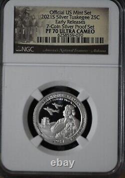 2021 S 2 Coin Set Ngc Pf70 Ultra Cameo Tuskegee&crossing The Delaware