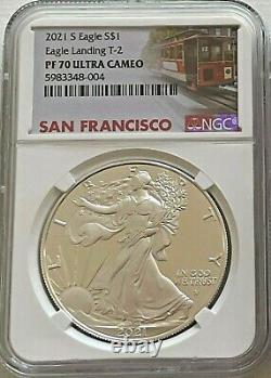 2021 S American Silver Proof Eagle Type 2 NGC PF70 Ultra Cameo Finish
