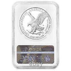 2021-S Proof $1 Type 2 American Silver Eagle NGC PF70UC ER Black Label