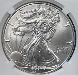 2021 Silver Eagle $1 Type 1 AT DUSK & AT DAWN #232 To Last Coin Struck NGC MS70