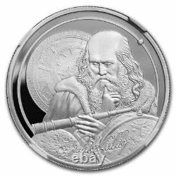 2021 Silver Icons of Inspiration Galileo MS-70 NGC (Iskowitz) SKU#233267