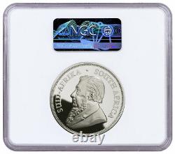 2021 South Africa 2 oz Silver Krugerrand Proof R2 Coin NGC PF70 UC FR PRESALE
