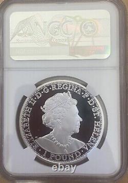 2021 St Helena Una and Lion 1oz Silver Proof Masterpiece Wyon PF69 NGC SPOTTED