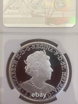 2021 St Helena Una and Lion 1oz Silver Proof Masterpiece Wyon PF69 NGC SPOTTED