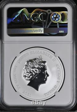 2021 Tuvalu Gods of Olympus Hades 1oz Silver Coin NGC MS 69