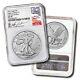 2021 Type 2 Silver Eagle NGC MS70 FDOI Signed by ASE Engraver Michael Gaudioso