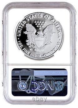 2021 W $1 Silver Proof American Eagle 1-oz Type 1 NGC PF70 UC FR Eagle Label