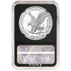 2021-W Proof $1 Type 2 American Silver Eagle NGC PF70UC ER Flag Label Retro Core