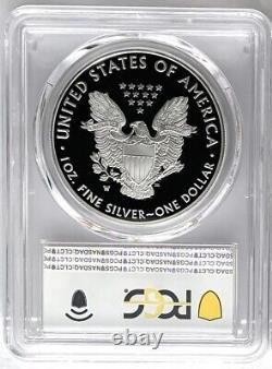 2021 W Proof Silver Eagle Type 1 First Day Of Issue Pcgs Pr70 With Box/coa