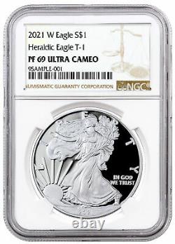 2021 W Silver Proof American Eagle NGC PF69 UC