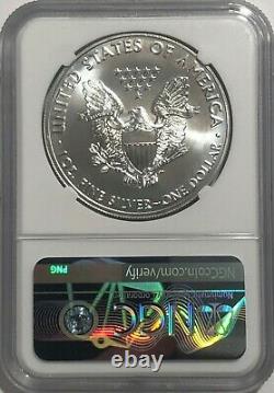 2021 (p) Silver Eagle Ngc Ms70 Fdi T-1 Emergency Production Struck Philadelphia