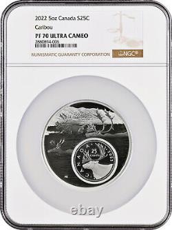 2022 25c The Bigger Picture The Caribou Canadian Coins NGC Graded Coin