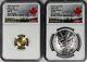 2022 $5 Canada Silver Maple Leaf/Gold Maple Leaf Congratulations Set NGC MS70