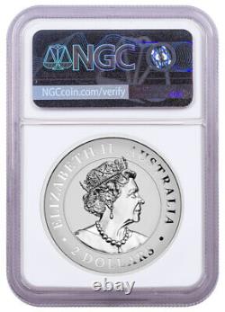 2022 Australia 2 oz Silver Wedge Tailed Eagle Piedfort NGC PF70 UC Mercanti