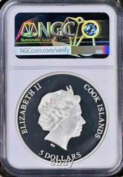 2022 Cook Islands $5 Circles of Life 1 oz Silver Early Releases NGC PF70 UC