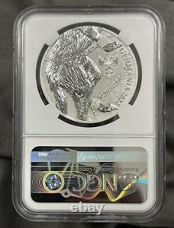 2022 Germania Beasts Fenrir 1 oz Silver Coin NGC PF70 First Releases