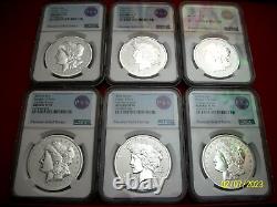 2022 MORGAN & Peace Dollar 6 coins set NGC RV PF 70 First DAY OF ISSUE mint3.5k