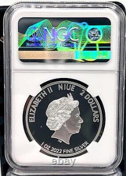 2022 Niue $2 Celebrities Lady Princess Diana 1 oz Silver Coin NGC PF 70 UCAM