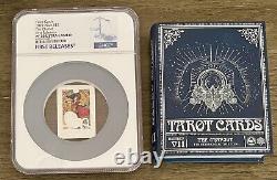 2022 Niue Tarot Card The Chariot Colorized 1oz. 999 Silver Coin NGC PF70 Pop 8