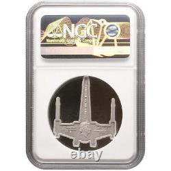 2022 Niue X-WING FIGHTER 1 oz Silver Coin MS 70 Star Wars