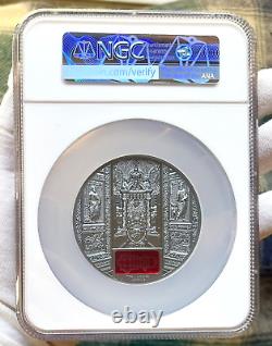 2022 Palau Tiffany Art San Pietro St. Peter's Basilica 5 oz Silver Coin NGC PF70