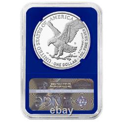 2022-S Proof $1 American Silver Eagle NGC PF70UC FDI First Label Blue Core