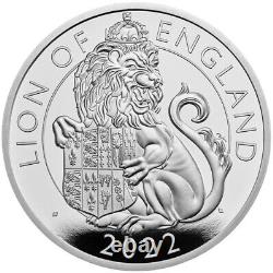 2022 UK £5 2 oz. Silver Tudor Beasts LION OF ENGLAND NGC PF69 UC coin 2/10