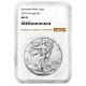 2022-W Burnished $1 American Silver Eagle NGC MS70 Brown Label
