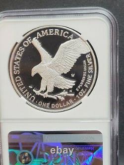 2022 W NGC PF70 $1 FIRST DAY OF ISSUE Silver Eagle CONGRATULATIONS SET FDI %%%