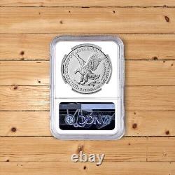 2023 $1 5 X -1-oz Silver Eagle NGC MS70 First Releases Eagle Exquisite Coin