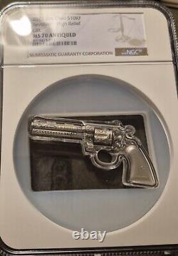 2023 2oz CHAD High Relief Revolver #3930 Of 5000