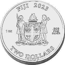 2023 Fiji $2 America Big 5 Mountain Lion UHR 1 oz. 999 Silver NGC MS 69