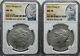 2023 Morgan and Peace Silver Dollar NGC MS70 2 Coins Total