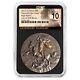 2023 NGC-X MS 10 Niue Alexander the Great 2 oz High Relief Silver Antiqued