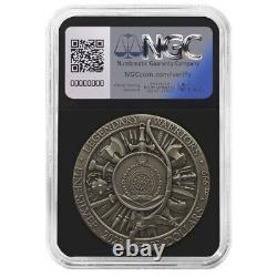 2023 NGC-X MS 10 Niue Alexander the Great 2 oz High Relief Silver Antiqued