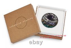 2023 Ningaloo Eclipse 2oz Silver Antiqued Colored Coin NGC MS70 FR