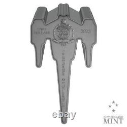 2023 Niue Mandalorian N-1 Starfighter 1oz Silver Coin NGC MS 70 Antiqued